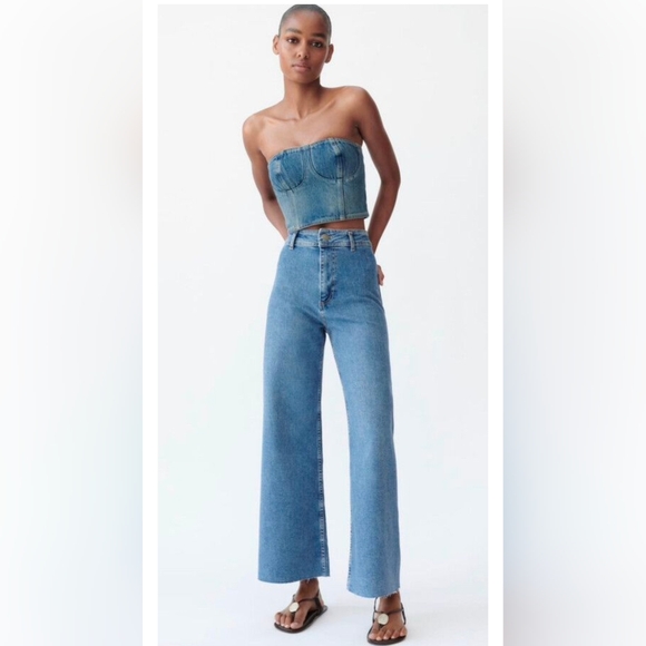 Zara Denim - Zara Marine Straight Leg Jean Size 12